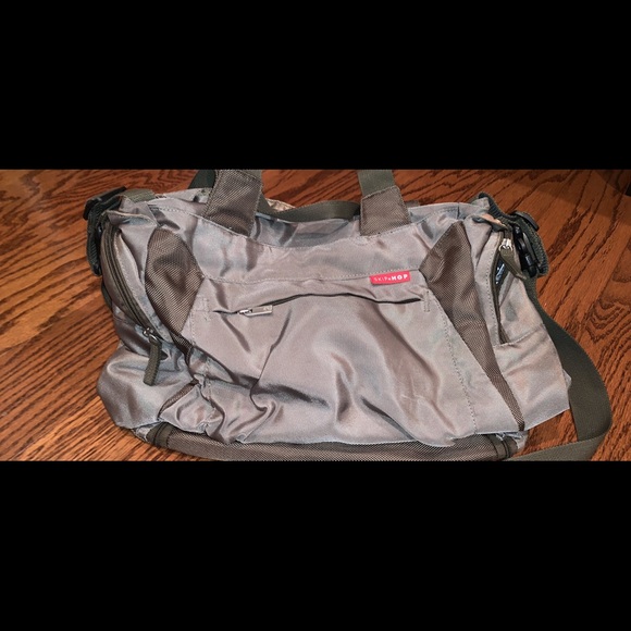 military style diaper bag